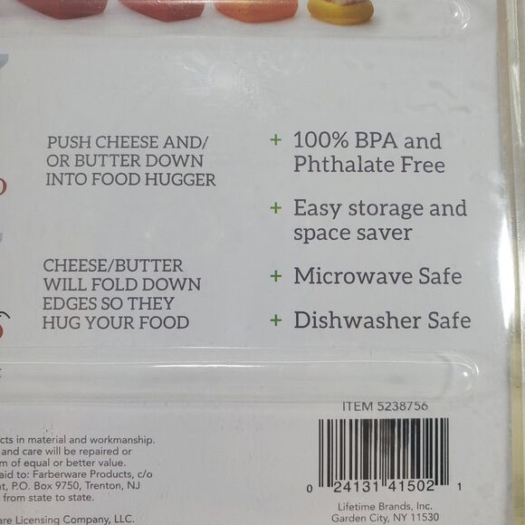 Farberware Food Hugger Cheese Cover Butter New Unopened - Picture 4 of 8